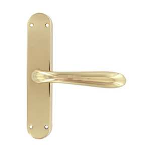 Cremonese Goccia, Manija con Orificios, en Aleación, Acabado en Oro Brillante - Product Image 1