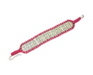 Wholesale Base Luxury Cubic Zirconia Handmade Thread Brass With Rhodium Plated Gift For Her Fashion <b>Bracelet</b> Jewelry - Product Image 5