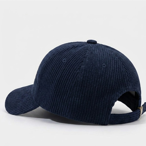 Casquette de baseball en daim personnalisée avec logo, haute qualité, 6 panneaux, broderie, style Dad Hat, usine de confection Vietnam, B2B - Product Image 2