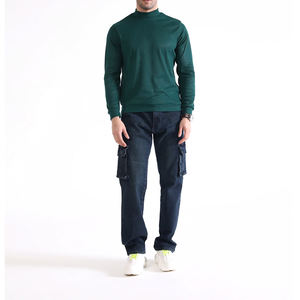 Venta caliente de moda al por mayor de los hombres sudadera de algodón de lana de cuello redondo personalizado sudaderas para los hombres - Product Image 4