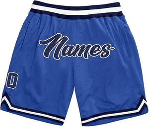 Vente chaude Shorts de basket-ball pour hommes 100% Polyester léger Quickdry dégradé couleurs Logo personnalisé impression motif solide - Product Image 2