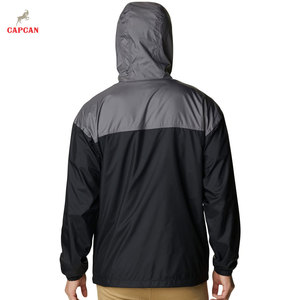 Hot Selling Hooded Canvas Winter Windbreaker <b>Jacket</b> for <b>Men</b>-Eco-Friendly <b>Lightweight</b> with Front Logo - Product Image 3