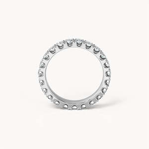 14k Gold Labor-Gezüchteter Diamantring 1,68 Karat Erinnerungsring - Product Image 6