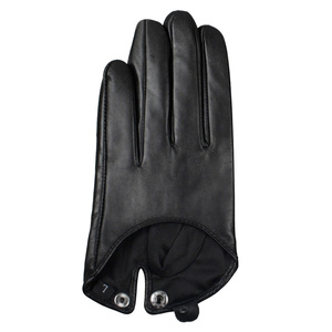 100% Genuine Sheepskin Leather Thermal <b>Gloves</b> Luxury Soft Lining Winter Warm Fashion Cycling Driving Unisex Bulk Sale - Product Image 4