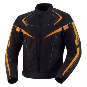 Chaqueta de moto de carreras de motociclista de invierno para hombre, protección completa de cuero, ropa de moto de talla grande, hecha en Pakistán, venta al por mayor - Product Image 4