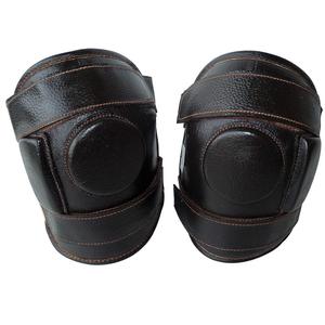 Chất Lượng Cao Cưỡi Ngựa Polo 100% Da Bò Hạt Da Đầu Gối Bảo Vệ Miếng Đệm Cặp Cho Người Lớn Đua Ngựa Cưỡi Đầu Gối Bảo Vệ - Product Image 1