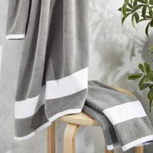 Toallas de Baño Bordadas con Diseño Personalizado, 100% Algodón, Tejido de Punto con Patrón a Cuadros, Secado Rápido, Precios Razonables - Product Image 5