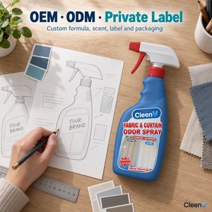 Spray per Tessuti 500ml Elimina Odori di Cotone Fresco Deodorante per Tende, Divani, Materassi, Tappeti, Sedili Auto OEM Etichetta Privata - Product Image 6