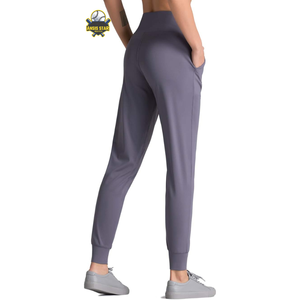 Pantalones de chándal de cintura elástica de alta calidad para mujer, pantalones de chándal deportivos de verano de ajuste Regular, OEM - Product Image 2