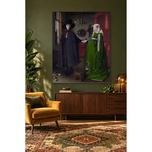 Impresión en lienzo del retrato de Fida Van Eyck Arnolfini - Product Image 3