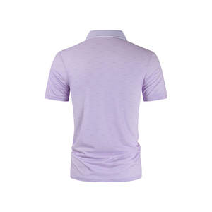 Polo T-shirt pour homme, sensation de luxe, tissu lisse, design minimaliste, style tendance de rue - Product Image 4