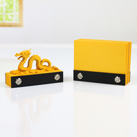 Bloc-notes en papier 3D en forme d'animaux du zodiaque chinois, papier artisanal bon marché à faire soi-même, papier à déchirer pour la décompression, bloc-notes cube