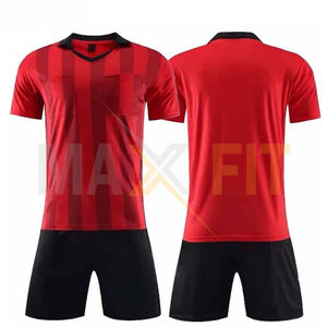 MAXFIT ENTERPRISES-Conjunto de Uniformes de Fútbol Juvenil, Ropa Deportiva con Impresión de Logotipo Personalizado, Todos los Tamaños, Tecnología de Corte Automatizada - Product Image 1