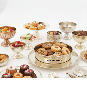 Bol à chocolat décoratif en métal fantaisie, forme ronde, décoration de table, bol à bonbons, vente chaude, nouveau bol à chocolat design - Product Image 1