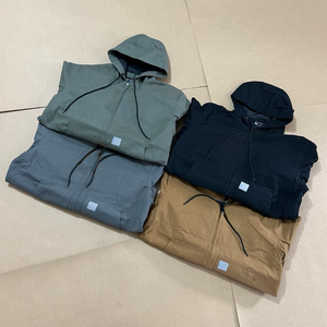 Abrigo Acolchado de Alta Calidad con Cremallera Frontal, Talla Grande, para Hombre y Mujer, Aislante, Lavado Pesado, 100% Algodón, Corte Holgado - Product Image 3