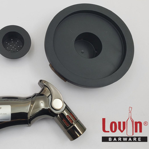 Coctelera de acero inoxidable con cuatro tipos de aspas de madera, Cherrywood, Applewood, meswitch, Hickory Whiskey B a la moda - Product Image 5