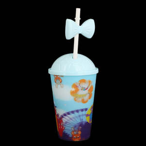Vaso de Paja Elegante - Azul Cielo - Product Image 2