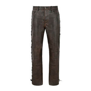 Pantalon en cuir classique pour homme, cuir de haute qualité, durable, doux, coupe confortable pour un usage quotidien - Product Image 1