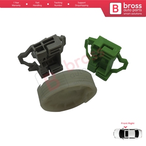Kit de réparation de lève-vitre BWR233 pour porte avant droite, compatible Polo Classic 6V2 6KV2 Variant 6V5 Caddy MK2 9K9 9U 6K4837402P - Product Image 5