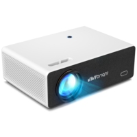 Projecteur LED domestique VIVIBRIGHT D5000, solution globale, meilleur que les mini-projecteurs LED, choix pratique pour les familles