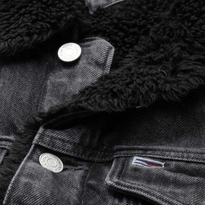 Pure Branded Material Premium Quality Men's Denim Jacket Low Price Front Covered Button Jeans Jacket For Men - Product Image 6