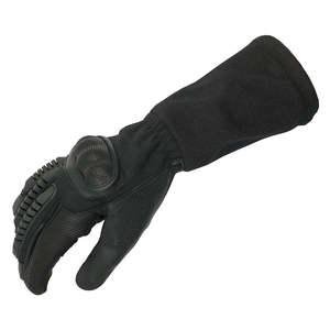 Gants tactiques d'opérations spéciales avec protection rigide moulée par injection pour les paumes, coussinets de doigts en TPR, dos en Kevlar et dos des doigts en cuir numérique - Product Image 4