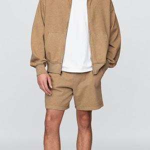 Vente en gros Coton Polaire French Terry Hommes Shorts Logo Personnalisé Hommes Sweat Shorts Jersey Casual Sports de Plein Air Shorts - Product Image 1