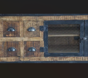 ตู้ทีวีอุตสาหกรรมที่มี6ลิ้นชักเสร็จคาร์บอน - Product Image 4