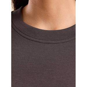 Sweat-shirt uni en modal pour femme - Pull décontracté doux - Product Image 5