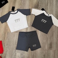Ensemble décontracté d'été 2026 pour femme : T-shirt à manches courtes raglan et short plissé