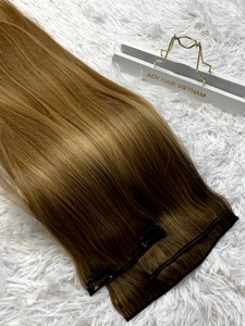 Extensiones de Cabello 100% Remy Vietnamita, Doble Trama, Doble Capa, Invisibles, Sin Costuras, con Clips, Todos los Colores, Ady Vietnam, 100g, Precio al por Mayor - Product Image 5