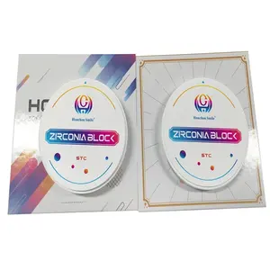 98mm vuoto di Zirconia dentale per laboratorio odontoiatrico, <span class=keywords><strong>STC</strong></span> Cad Cam blocco ceramico di zirconio dentale - Product Image 2