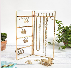 Présentoir de bijoux fantaisie en métal, support décoratif pour bracelets, boucles d'oreilles et montres disponibles au prix d'usine en gros - Product Image 4