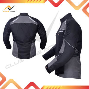 Veste de moto pour homme à capuche, imperméable, respirante, à séchage rapide, épaisse, avec logo sur le devant et caractéristiques de sécurité - Product Image 6