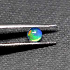 Multi Opale éthiopienne 3mm 4mm 5mm 6mm 7mm 8mm Pierre précieuse ronde Multi Flashy Cabochon fait main Taille calibrée pour la fabrication de bijoux - Product Image 2