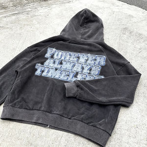 เสื้อฮู้ดแบบสวมหัวมีฮู้ดผ้าคอตตอนผ้าเทอร์รี่มีฮู้ดสำหรับผู้ชายเสื้อผ้าสำหรับฤดูหนาวสินค้าผลิต - Product Image 5