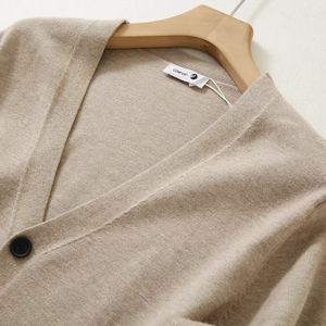 Suéter Cárdigan Largo Personalizado para Hombre, 100% Algodón, Otoño Invierno, Diseñadores, Holgado, Recortado, Cárdigan de Punto Extra Grande - Product Image 4