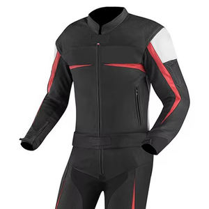 Traje de motocicleta de cuero profesional Venta al por mayor Mejor diseño 2025 Material de cuero Traje de motocicleta para hombres - Product Image 4