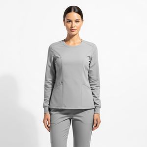 Ensembles de gommage d'allaitement à la mode concevez votre propre veste de gommage ensembles de vente en gros survêtement en Spandex personnalisé vêtements d'allaitement gommages médicaux - Product Image 3