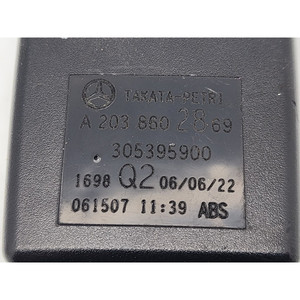 PRETENSIONATORE MERCEDES CLK Cabrio W209 A2038602869 (03>) - Product Image 6