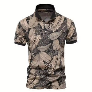 Camisa ligera de manga corta con botones informales para hombre, camisetas para hombre para verano, venta al por mayor, nuevo estilo, tarifa al por mayor, OEM - Product Image 5