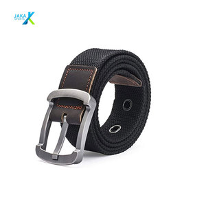 เข็มขัดคาดเอวสำหรับผู้ชาย, เข็มขัดผ้าลำลองพร้อมหัวเข็มขัดแบบหมุดเข็มขัดคาดเอวมีสไตล์สำหรับกางเกงยีนส์กางเกงของขวัญแฟชั่นเข็มขัดบุรุษที่ทนทาน - Product Image 1