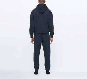 Venta al por mayor de invierno personalizado con capucha de los hombres Fitness chándal ropa deportiva Jogger traje transpirable para entrenamiento - Product Image 3