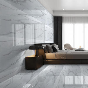 Modern Design 600x1200mm Glazed Porcelain Wall Floor Tiles Polish White Marble Look Firebrick for Bathroom - Product Image 6