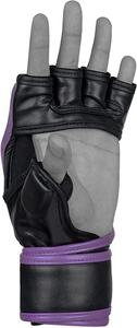 Guantes de MMA Premium de Palma Abierta de PU para Sparring, Entrenamiento, Kickboxing, Lucha en Jaula, con Absorción de Humedad y Cierre de Gancho y Bucle, OEM Privado - Product Image 3