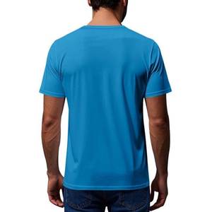 Camiseta de verano 260GSM para hombre, Camisetas básicas holgadas de manga corta a la moda coreana, camisetas sólidas, camiseta de gran tamaño Unisex - Product Image 3