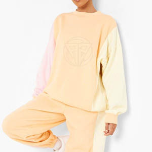 Ensemble de survêtement deux pièces à manches longues pour femme, décontracté, uni, écologique, léger, de bonne qualité, pour l'hiver - Product Image 5