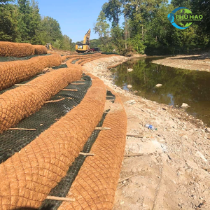 <b>Large</b> Supply COIR LOG / PALM MAT Eco-Conscious Riverbank Protection: Coir Logs for Erosion Control - Product Image 4