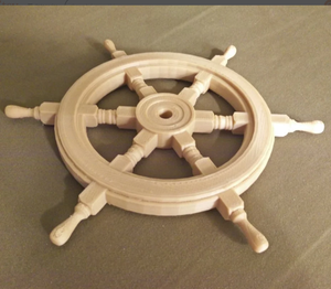 Escultura de Barco Impresa de Primera Calidad, Decoración Náutica Marítima de Madera y Plástico, Volante de Barco Náutico Hecho a Mano - Product Image 2