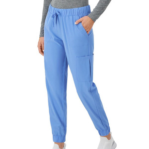 Pantalon de jogging évasé pour femme de haute qualité, 100% coton, respirant, doux, ample, jambe large et droite - Product Image 4